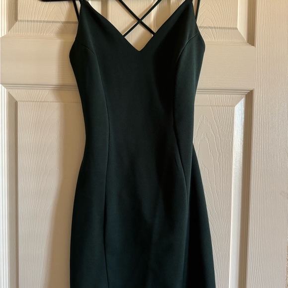 Symphony Dresses & Skirts - Elegant Dark Green Strappy Bodycon Dress